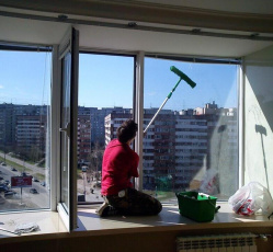 Мытье окон в однокомнатной квартире Мошково